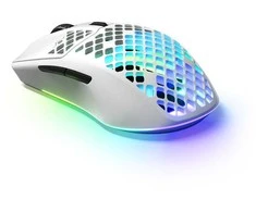 Belaidė žaidimų pelė SteelSeries Aerox 3 Snow, Baltos spalvos