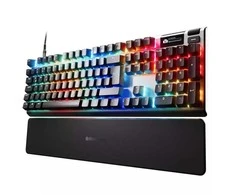SteelSeries Apex Pro Gen 3 Gaming-klaviatūra, Full Size, OLED-Ekranas, OmniPoint 3.0 Switches, RGB ISO (DE)
