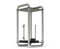 Streacom DA6 Mini-ITX kompiuterio korpusas – chrome