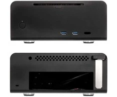 Streacom ST-FC8B Alpha Optical Fanless HTPC-Gehäuse + 120-Watt-įkroviklis