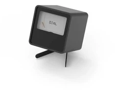 Streacom VU1-Dial – juodos spalvos
