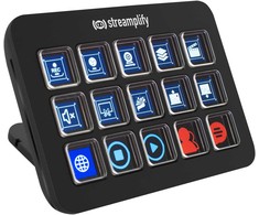 Streamplify STREAMING DECK ONE Stream Controller – juodos spalvos
