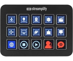 Streamplify STREAMING DECK ONE Stream Controller – juodos spalvos