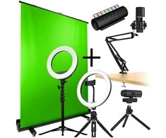 Streamplify Streaming Komplett-Bundle V2 - CAM, MIC, Light 10, Light 14, SCREEN LIFT, HUB CTRL7