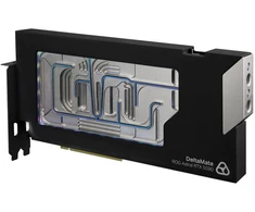 Thermal Grizzly DeltaMate 5090 Astral Glass Edition GPU Vanduo Cooler, ARGB, with Backplate - Borosilicate Glass, Juodas