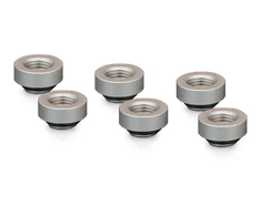 Thermal Grizzly DeltaMate Extender Fitting – MF7, matte nickel, pack of 6