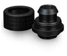 Thermal Grizzly DeltaMate Compression Fitting, Brass, G1/4” Thread – Juodas, ST13, Pack of 6