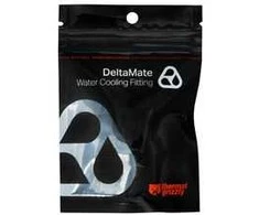 „Thermal Grizzly DeltaMate“ praėjimo jungtis, G1/4 colio sriegis – juodas chromuotas