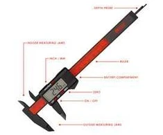 Thermal Grizzly TG Caliper Digital Vernier Caliper, 150 mm, IP54, ABS – juodas