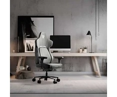 „ThunderX3 CORE Loft“ ergonominė žaidimų kėdė – šviesiai pilka