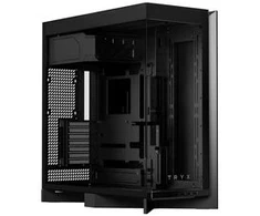TRYX LUCA L70 Midi-Tower - juodas + PANORAMA 360 ARGB AiO Wasserkühlung, 3D-AMOLED-Ekranas, 360mm - juodas