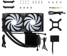 TRYX PANORAMA ARGB 280 „viskas viename“ skysčio aušinimas, 3D-AMOLED ekranas – 280 mm, juodas TRYX PANORAMA ARGB 280 „viskas viename“ skysčio aušinimas, 3D-AMOLED ekranas – 280 mm, juodas