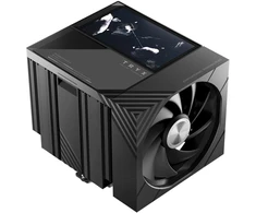 TRYX TURRIS T620 CPU Air Cooler, Dual-Tower, with 5-Inch Ekranas – 120mm, Juodas