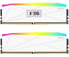 V-Color Manta XFinity+ aRGB DDR5-8000 RAM, CL40, EXPO - 32 GB dviejų modulių rinkinys, baltas