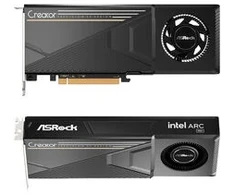 Vaizdo plokštė Grafikos plokštė ASRock Intel Arc Pro B70 Creator, 32GB GDDR6, 4x DisplayPort