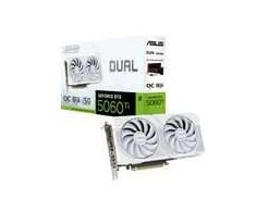 Vaizdo plokštė Asus Dual GeForce RTX 5060 TI Baltas OC 8GB GDDR7 DLSS4 (DUAL-RTX5060TI-O8G-Baltas)