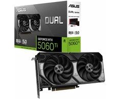 ASUS Dual-RTX5060TI-8G NVIDIA GeForce RTX5060Ti 8GB GDDR7 vaizdo plokštė