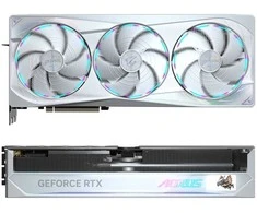 Vaizdo plokštė „Gigabyte GeForce RTX 5080 AORUS MASTER ICE“ 16 GB (GV-N5080AORUSM ICE-16GD)