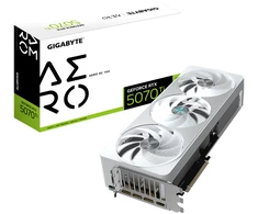 Vaizdo plokštė GIGABYTE GeForce RTX 5070 Ti AERO OC 16G Grafikos plokštė - 16GB GDDR7, 256bit, PCI-E 5.0, 2588 MHz Core Clock, 3 x DP 2.1a, 1 x HDMI 2.1b, NVIDIA DLSS 4, GV-N507TAERO OC-16GD