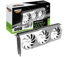 Vaizdo plokštė INNO3D GeForce RTX 5070 Ti X3 Baltas 16GB OC DLSS 4