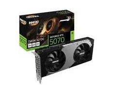 Vaizdo plokštė „Inno3D GeForce RTX 5070 TWIN X2 OC“ su NVIDIA 12 GB GDDR7 atmintimi