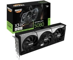 Vaizdo plokštė INNO3D GeForce RTX 5080 X3 16GB OC DLSS 4