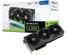 Vaizdo plokštė PNY GeForce RTX 5080 Triple Fan 16GB OC DLSS 4