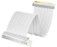 Vaizdo plokštė TRYX STRING PCIe 5.0 x16 Riser cabel, 300mm – Baltas