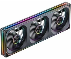 Jonsbo ZA-360 korpuso ventiliatorius, PWM, ARGB – 360mm, juodos spalvos