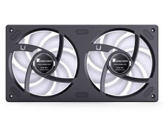 Jonsbo ZB-240 korpuso ventiliatorius, Reverse Blade, PWM, ARGB – 240mm, juodos spalvos