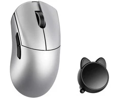WL Mouse WL Pelė WLMOUSE HUAN Pelė žaidimams, Omron Optinė Switches – Sidabrinis