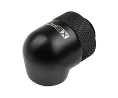 XSPC Adapteris 90 Degree G1/4 inch Male to G1/4 inch Female – Rotatable, Juodas