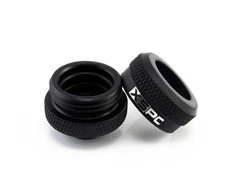 XSPC jungtis G1/4" 14 mm kietam vamzdžiui, matinis juodas - 8 vnt.