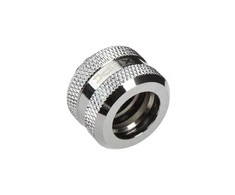 XSPC jungtis, tiesi, G1/4 colio vidiniu sriegiu, 14 mm išorinio skersmens kietam vamzdžiui – chromuotas sidabrinis