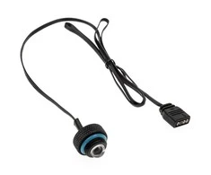 XSPC ARGB LED Stop Plug, G1/4, 5V 3Pin – juodas
