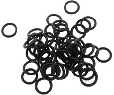 XSPC G1/4-inch Thread Sealing Rings – 50 Pieces, Juodas