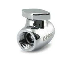 XSPC G1/4 Ball Valve – Brass, Sidabrinis-Chrome