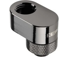 XSPC G1/4 Rotary 14mm Offset Fitting – Chrome Juodas