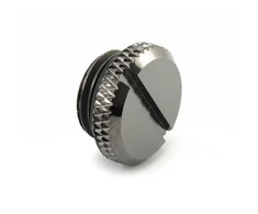 XSPC G1/4 inch Threaded Plug V2 – 10 Pack, Juodas Chrome