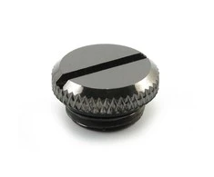XSPC G1/4 inch Threaded Plug V2 – 10 Pack, Juodas Chrome