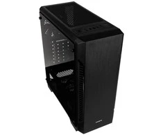 Zalman S3 TG ATX Mid Tower PC Case TG ventiliatorius x3