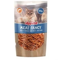 Aquael Comfy Appetit Fancy skanėstai Lašišos (85%) juostelės katėms 50g