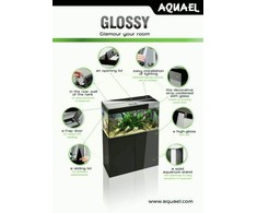 Aquael Glossy 125L LED akvariumas