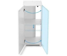 Aquael Optibent 70 balta spintelė 39x39x90cm