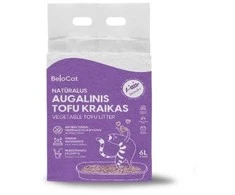 Belacor Belocat Tofu kraikas katėms levandų kvapo, 6 l