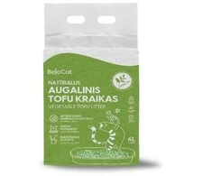 Belacor Belocat Tofu kraikas katėms žaliosios arbatos kvapo, 6 l