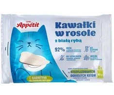 Comfy Appetit Sterilized Balta žuvis sultinyje 4x85g