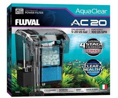 Fluval - „AquaClear AC 20“ pakabinamas filtras - 379 l/val. - 18–76 l