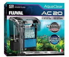 Fluval - „AquaClear AC 20“ pakabinamas filtras - 379 l/val. - 18–76 l