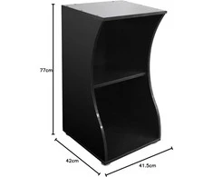 Fluval Flex 41,5x42x77cm spintelė juoda